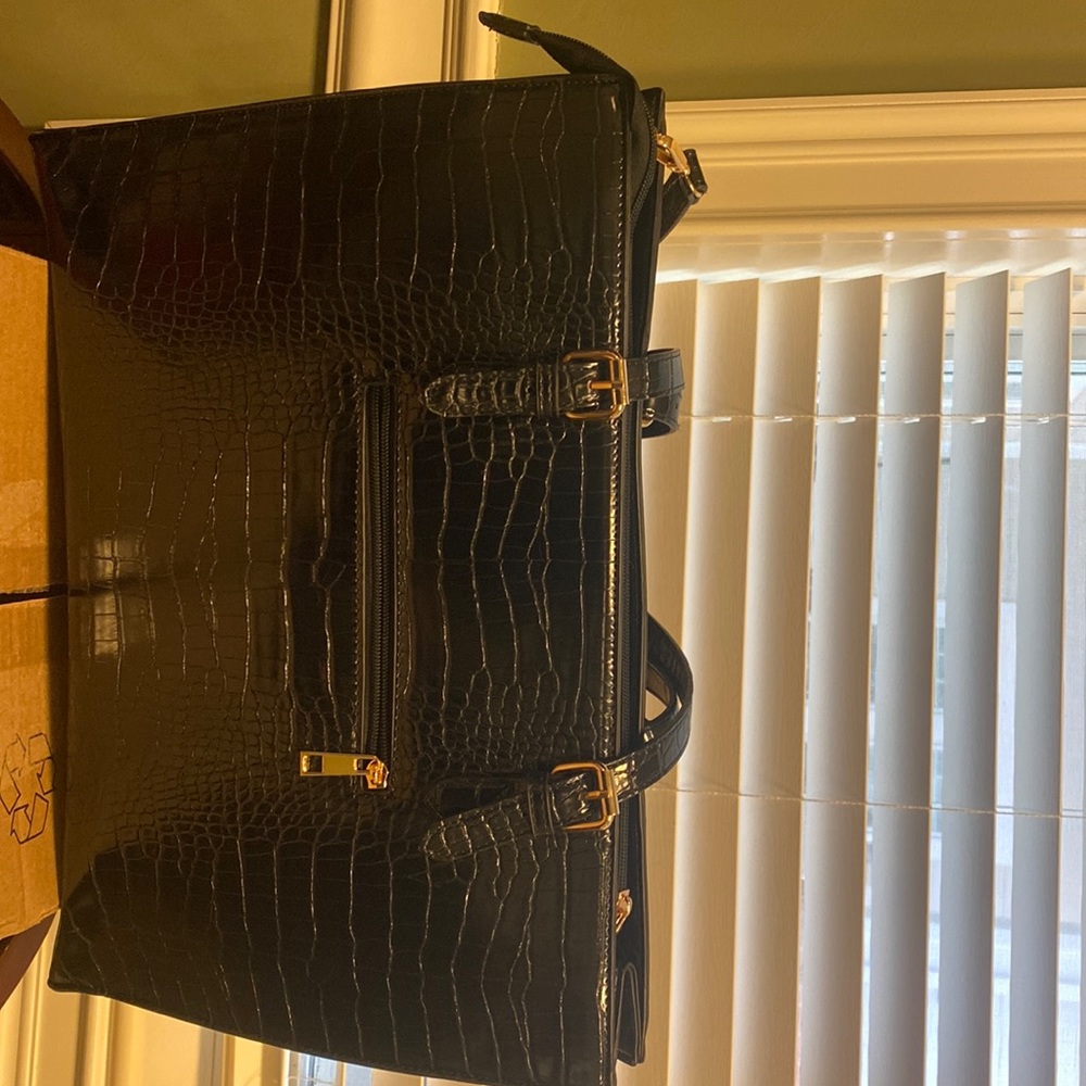 Black Computer Bag New Only Used One Time - image 1